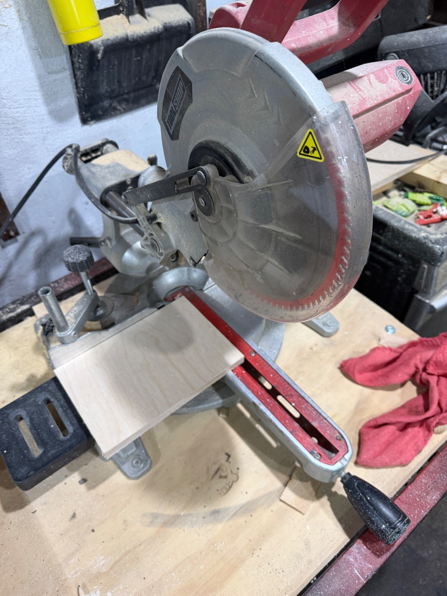 Woodworking saw and shop setup
